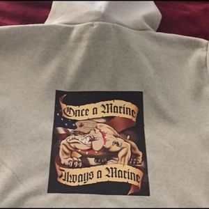 Marine hoodies